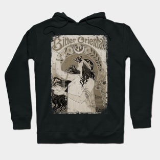 Art Nouveau - Bitter Oriental Alphonse Mucha 3 Vintage Hoodie